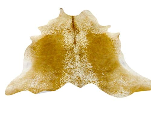 Natural Cowhide Rug - Small Speckled Brown Pattern - Approx 86 cm x 166 cm - Luxury Designer Hide by Narbonne Leather Co - 64