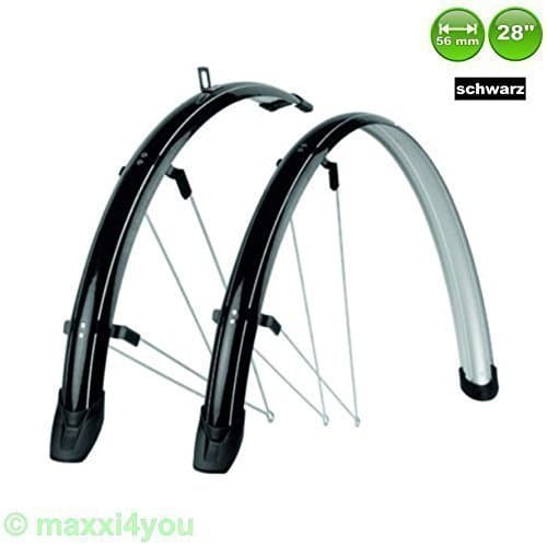 'Bicycle Mudguard Set 28Black 56mm Mudguard 01040108