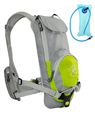 IVIM Hydration Packs Backpack with 2L Water Bladder Fits Men and Women for Hiking, Running, Biking, Cycling and Camping Lime