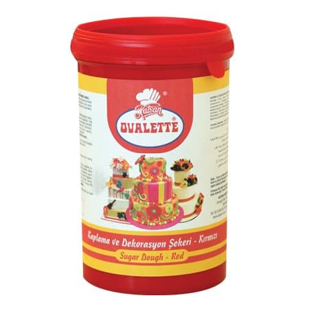 Oval Chain Fondant Red 1kg