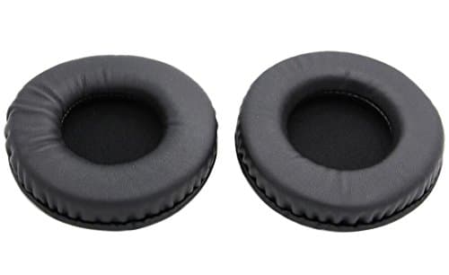 JYR Replacement 1 Pair Replacement Ear Pads Cushion Foam Sponge and Pu Leather Cover for Headphones ATH-A500 A500X Diameter 105mm