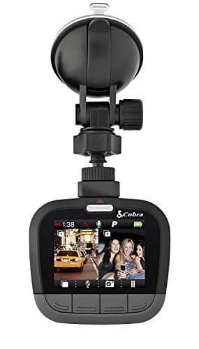 Dash Cam COBRA CCDC4488 DUAL HD FRONT AND REAR FACING DASH CAM WITH 16GB SD CARD