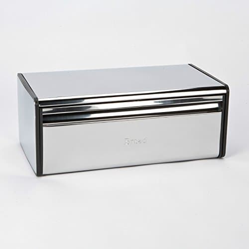 BREAD BIN DROP FRONT STAINLESS STEEL