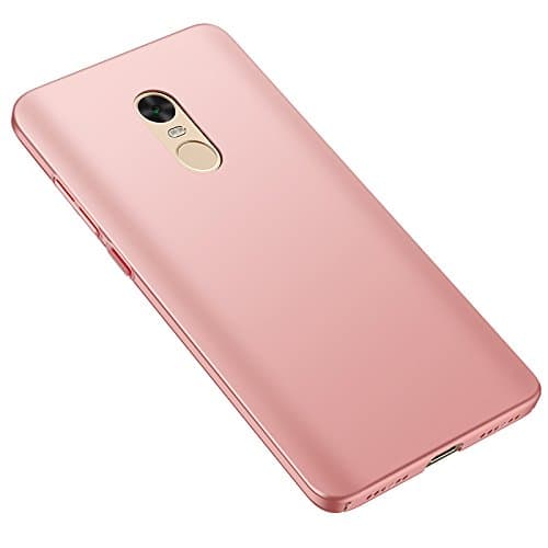 Bllosem Redmi Note 4X Case High Quality Ultra Slim Exquisite Real Skin Feeling Full Body Protection Case for Xiaomi Redmi Note 4X Rose Gold