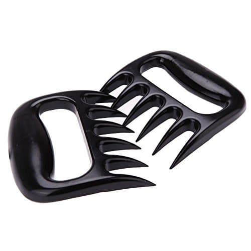 MYNC - 2Pcs Set Left Right Professional Easy Grip BBQ Oven Grill Salad Mixer Meat Claws Forks Bear Handler Paws - Perfect for Handling and Shredding Beef, Lamb, Chicken, Pork, Turkey etc.