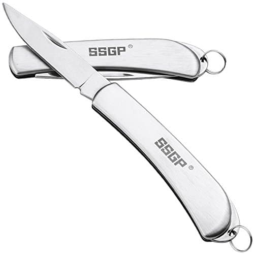 Stainless steel portable creative folding fruit knife fruit peeling knife home fruit knife Apple peeler