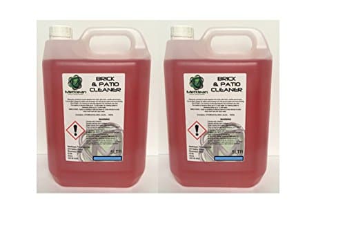 BRICK AND PATIO CLEANER MARBLE TERRAZZO PATHS DRIVEWAYS ALGAE REMOVER 2 X 5 LTR