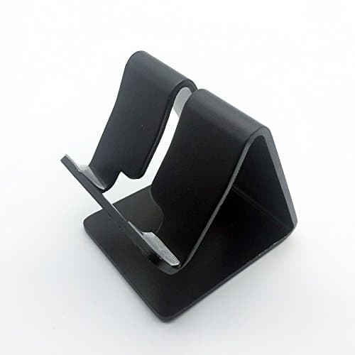 Desktop Cellphone Stands,Lanzhd Solid Aluminum Metal Charging Dock Mount Holder Stander Cradle for iPhone 7 Plus 6S Samsung Galaxy S7 Edge S6 Note 5 Smartphones-Black