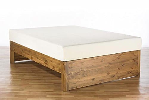 Small Double 4Ft Taurus Kyoto Bed. Space Saving Bed With Japanese Influence (Oak Wax)