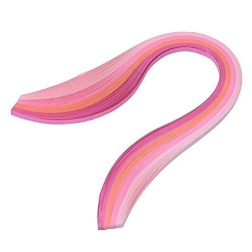chiccharming 100 Stripes Quilling Paper DIY Tool Hanmade Gift Create Assorted Colour