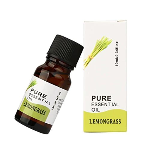 10ml 100% Pure Natural Essential Oils Aromatherapy Scent Skin Care Various Flavor Tea, Rosemary, Eucalyptus, Cananga, Lemongrass (Lemongrass)