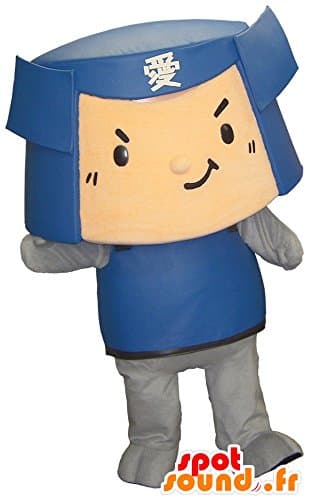 YURU CHARA Spotsound Mascot samurai armor and with a peacekeeper