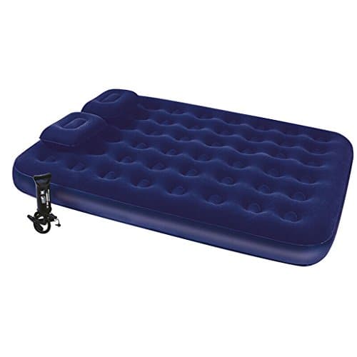 GRH-Inflatable Double Flocked Air Bed Extra Bed Mattress Bed Lunch Bed Nap Bed Outdoor Moisture Tents Pad Camping Pad ( Size : Large 79.9inX59.8in )