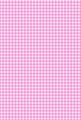 5 x A4 Pink Gingham Card Stock, Size:- Small - GING6