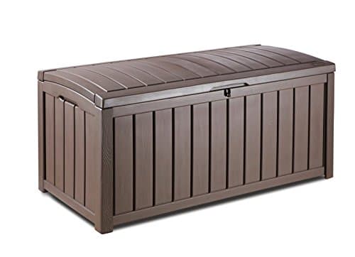 Eaglelnw Glenwood Plastic Deck Storage Container Box Outdoor Patio