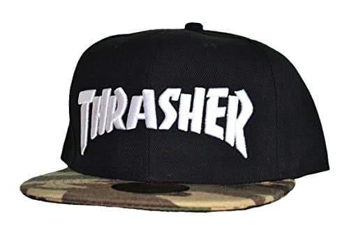 TRASHER MAGAZINE Baseball Cap - Snapback - Black - Camouflage