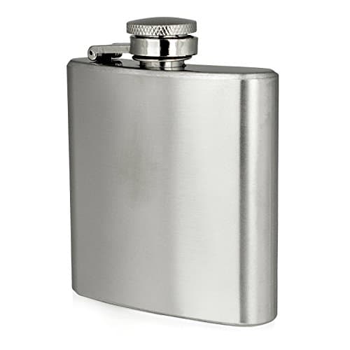 6oz Hip Flask - Ideal Wedding/Usher/Birthday Present. Supplied with Charles Hendon Gift Pouch…