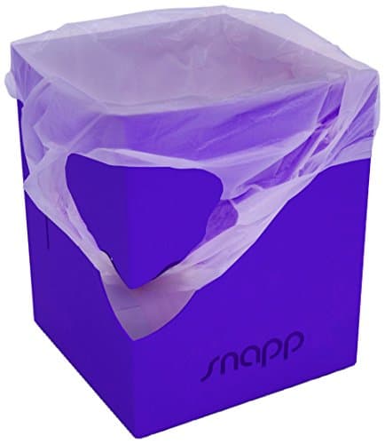 Snappy Bin The Portable Folding Bin (Purple)