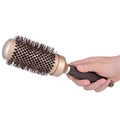 45mm Big Size Ceramic Round Brush Set, Ionic Thermal Hair Styling Brush, Hair Dryer Heat Comb for Drying Curling Styling (45mm)