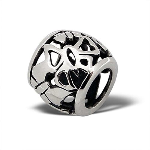 Openwork Butterfly Sterling Silver Bead Charm by Kate Benson - Fits Pandora Bracelets