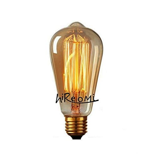 Hireomi E27 25 W Edison Screw Bulb ST64 Bulb Squirrel Cage Retro Vintage Antique Lighting Warm White 220 V - 240 V, E27 25.00 wattsW 220.00 voltsV