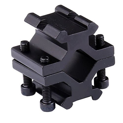 FIRE WOLF 20mm Adapter Double Weaver Barrel Mount for gun Shotgun Torch Laser sight