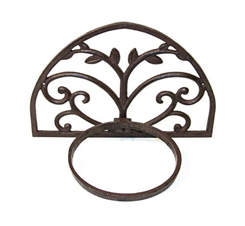Marvells AFL5543 Broad Arched Wall Planter - Brown