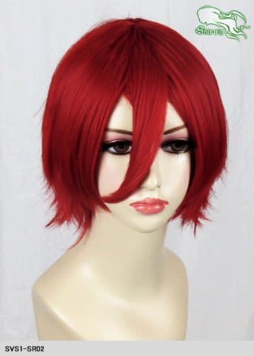 Skip wig by specializing in sharp little face cosplaalendgwigg Manish short tomato red