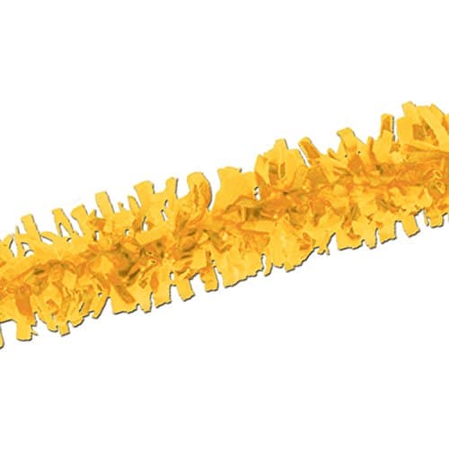 Yellow Festooning Tissue Garland 1ct