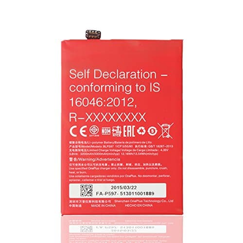 Original Mobile Phone Battery replacement Li-ion Backup Battery 3200 mAh for One Plus Two BLP597