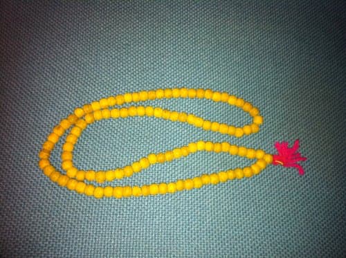Haldi/Turmeric Jap Mala 108 Beads