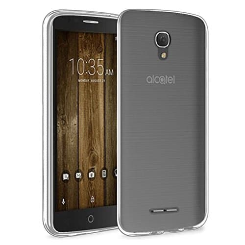 Alcatel Pop 4+ / 4 Plus Case , MENGGOOD TPU Soft Clear Cases Crystal Back Cover Protector Full Protection Transparent Protective Silicone for Alcatel Pop 4+ / 4 Plus - Anti Slip Scratch Resistant