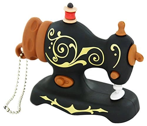 Smartneedle USB2SWBLA USB 2 Gb Flash Drive Black Antique Sewing Machine Art and Craft Product