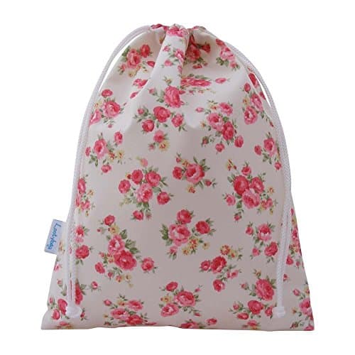 Cotton Drawstring Wash Bag - Vintage Rose