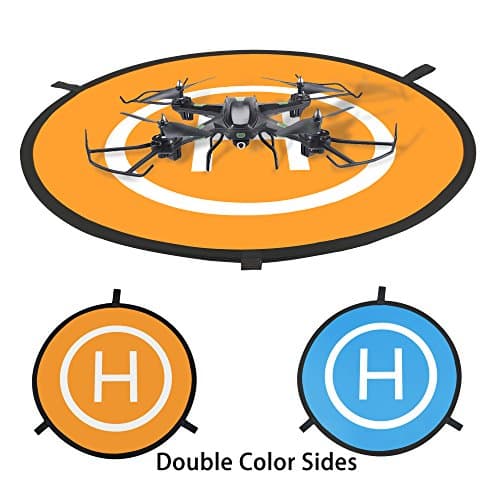 Drone Landing Pad- Universal Portable Foldable Drones Landing Pad For RC Drones Helicopter, PVB Drones, DJI Mavic Pro Phantom 2/3/4/ Pro, Antel Robotic, Holy Stone Gopro Kama, Parrot, 3DR Solo and So on