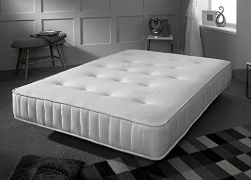 5FT Kingsize Memory Foam Pocket Sprung Mattress Deep Tufted Design Luxury Design (150cm X 200cm)