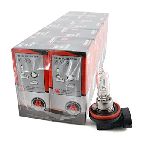 10 x Halogen lamp Bulbs 12 V Bulb 10 x H9 65 W PGJ19-5 Transparent Low Beam High Beam for Kawasaki Motorcycles Ninja/VN/ZZ R