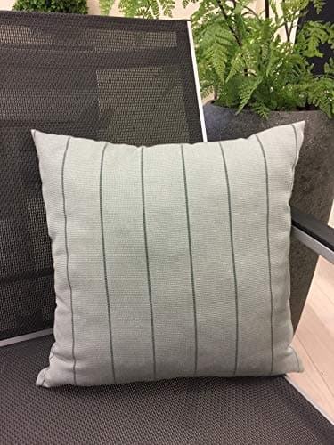 Peter Süße Decorative Cushion 40 x 40 cm Grey/Needle Stripes Cocktail Cushion Sofa Garden Furniture Lounge