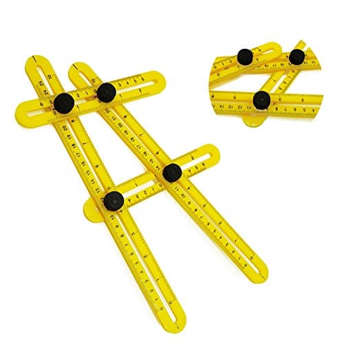 Angle-izer Template Tool, Multi-Angle Measuring Ruler, General Angleizer Template Ruler for Handymen Builders Craftsmen