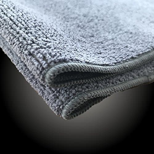 10x Custom Polish Super Soft Microfibre Cloth Microfibre Cloth 40 x 40 cm Anthracite