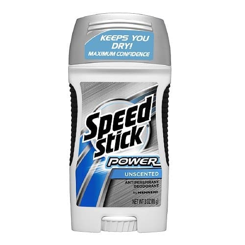 Mennen Speed Stick Deodorant 3oz Power Unscented (2 Pack)