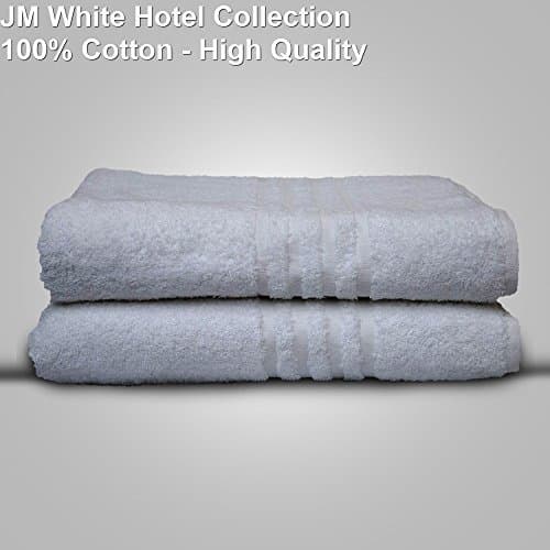 John Mercer - 2 Pack,100% Cotton Bath Sheets W100cm x L150cm - Ultimate Hotel Collection, High Quality