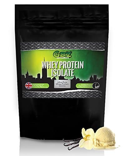 WHEY PROTEIN ISOLATE 95% ★ Purest Gold Standard Whey available ★ Providing you with over 27g of Protein per 30g serving! (Vanilla)