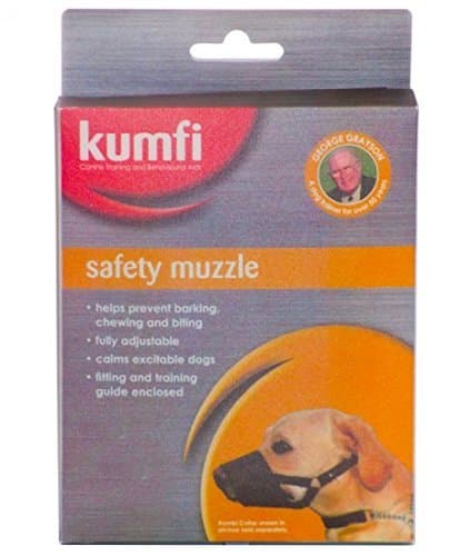 Kumfi Dog Safety Muzzle Size: XL - Extra Large humane and comfortable calmer