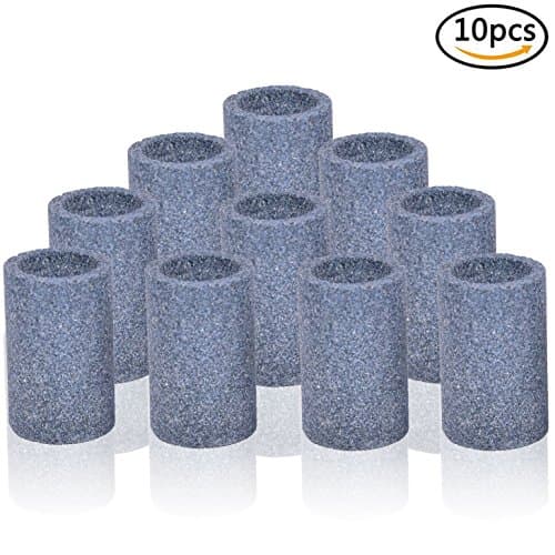 CCCYMM 10 Pcs Round Gray Darts Sharpener Sandstone
