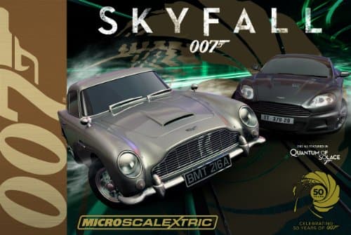 Micro Scalextric G1083 James Bond 007 Skyfall 1:64 Scale Race Set