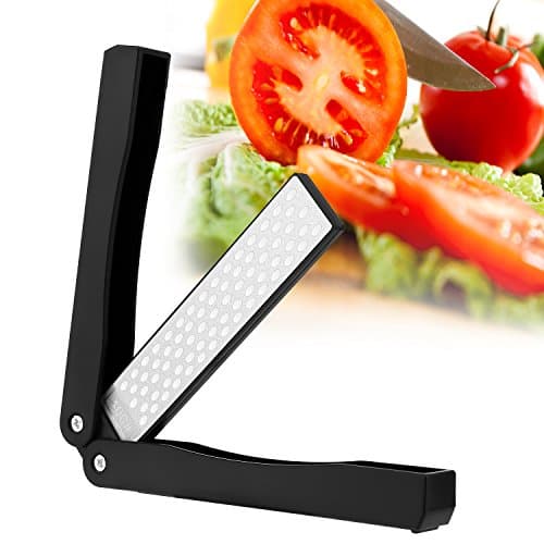 Promithi Unisex's Transformable Shape Pocket Fire Stater with Compass, Whistle and 2in Serrated Blade with Black, one size