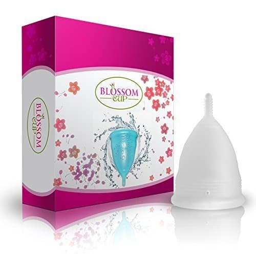 Blossom Menstrual Cup Reusable Period Cups Small Clear