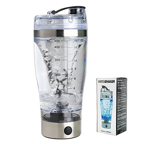 Electric Protein Shaker Bottle Automatic Movement Vortex Mixer Cup Portable Drink Blender 450ml
