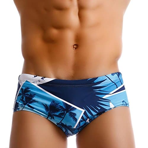 ZQ@QXHigh speed dry hot spring men code swim briefs,L